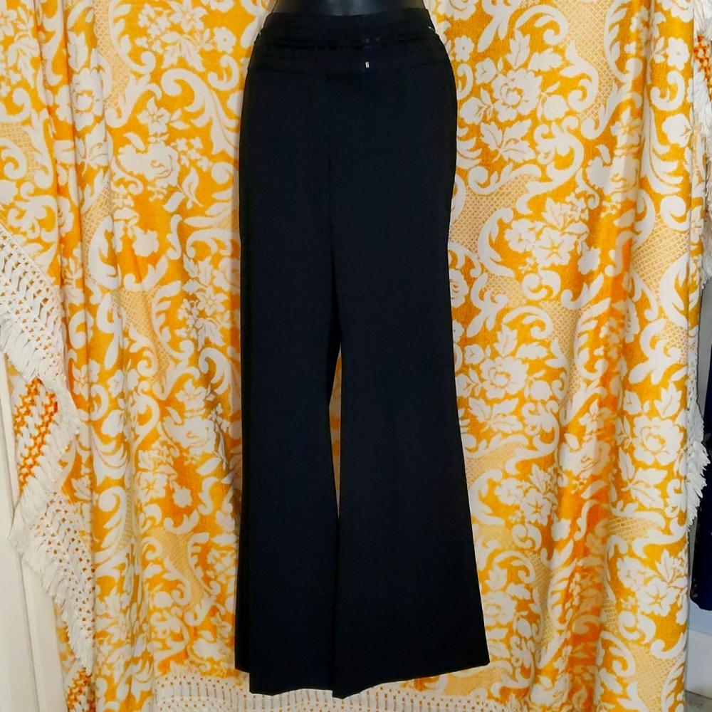 Black Wide Leg Trousers by Express Design Studio Size 12 (Rare Find) NWOT